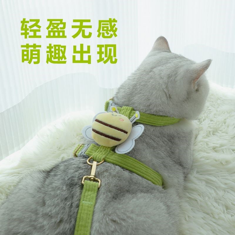 狗狗牵引绳小型犬胸背带背心防挣脱遛G狗链兔子猫咪绳宠物外出专
