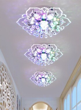 Modern LED Crystal Ceiling Light  Hallway Living Room Lamp B