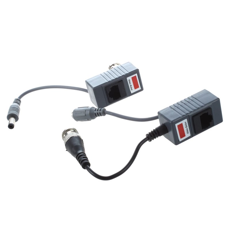 推荐2 x BNC Balun passive video transceiver CCTV / surveilla 餐饮具 鸡蛋托 原图主图