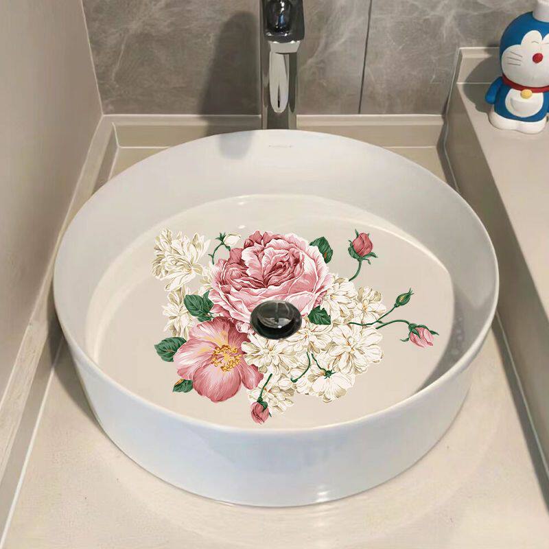 洗手台贴纸装饰卫生间厕所瓷砖壁纸防水自粘墙纸墙贴画遮丑翻新品,家居饰品,涂鸦墙贴,淘宝优惠券,粉丝福利购,淘宝优惠卷