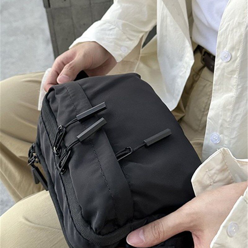 新品简约休闲单肩小包牛津布宽肩带大容量斜挎包女通勤手机女挎包