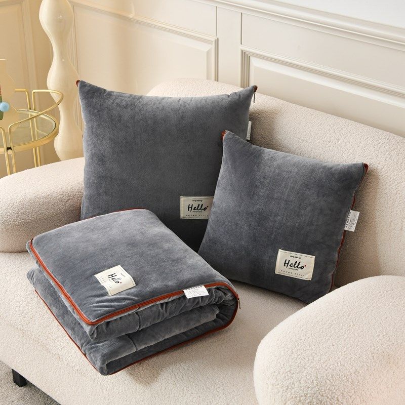 加厚抱枕被子两用水晶绒汽车沙发靠垫枕头被办公室折叠空调被午睡,居家布艺,抱枕被,淘宝优惠券,粉丝福利购,淘宝优惠卷