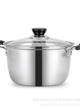 Pot Cookware Soup-Pot Nonmagnetic-Cooking Non-Stick Double-B