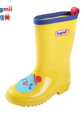 。儿童雨鞋春夏款男童女童防滑宝宝胶鞋雨靴时尚小孩水鞋中筒