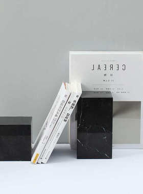 摆件道拍摄六面体客厅台大理石方块雕塑几何体底座展示台摆书柜