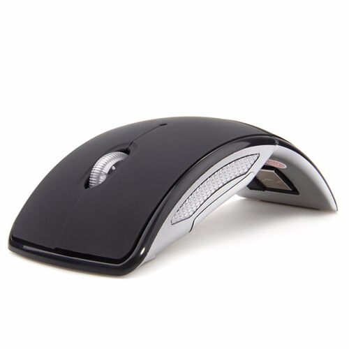 热销NEW 2.4G Wireless Mouse Foldable USB Receiver Folding Op