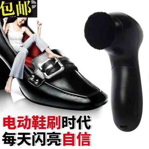 速发自动刷鞋器擦鞋机皮鞋刷鞋神器抛光刷电动擦鞋器手持充电家用