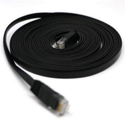 推荐New flat cat6 rj45 ethernet network lan cable 5m10m20m30