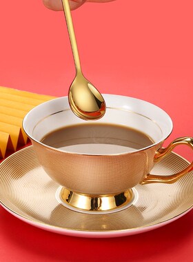 6PcsCoffee Spoon Mixing Scoops Stirring Spoons Stainless Ste