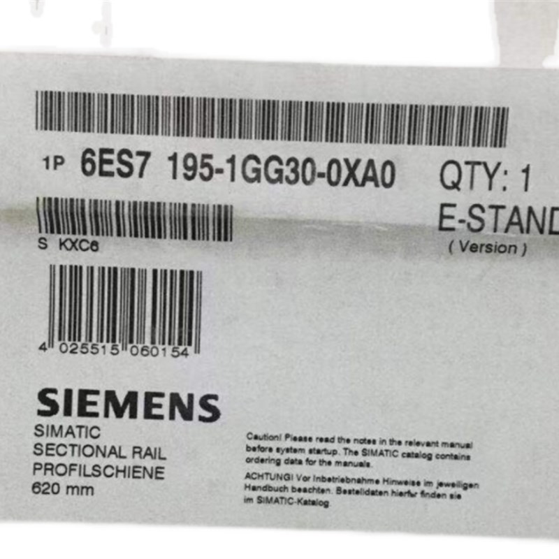 6ES7195-1GG30-0XoA0 ET200M,安装导轨620MM 6ES71951GG300XA0现
