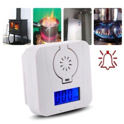 Carbon Monoxide Digital Warning Alarm Sensor Detector Temp L