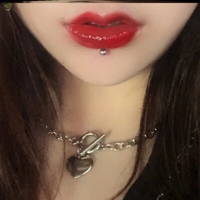 现货唇钉假无洞唇钉贴酒窝钉假鼻环唇夹眉骨钉贴不U打孔个性鼻眉