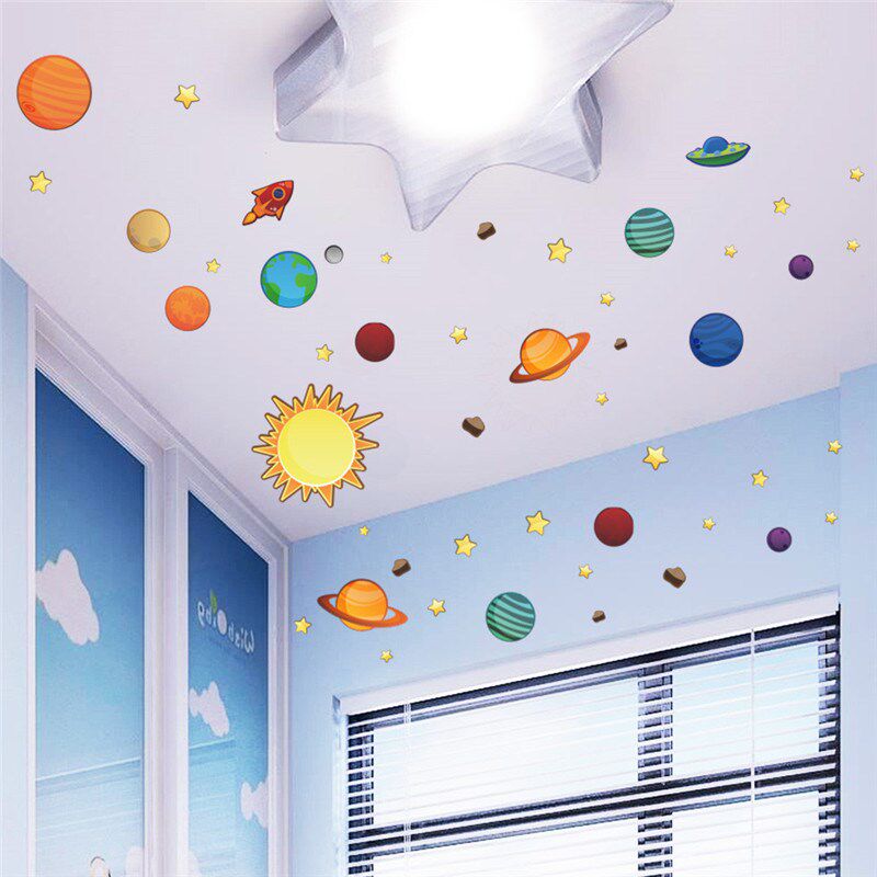 Decals Poster Mural Wall-Stickers Solar-System Planets Mars
