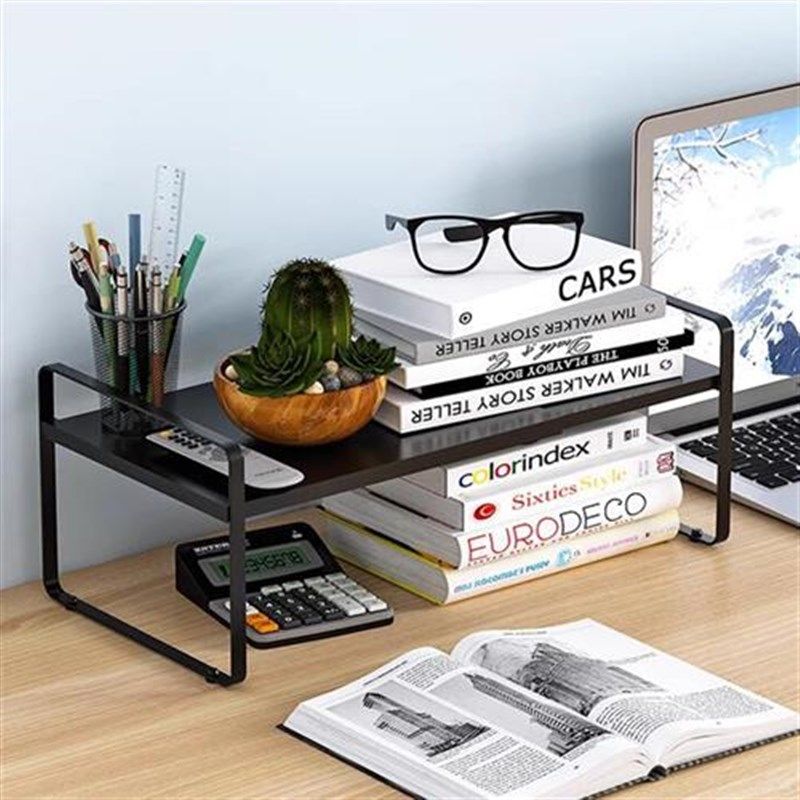 可伸缩简易书架置物架办公室桌面收纳架桌上多层书桌整理小架子,收纳整理,书桌收纳置物架,淘宝优惠券,粉丝福利购,淘宝优惠卷