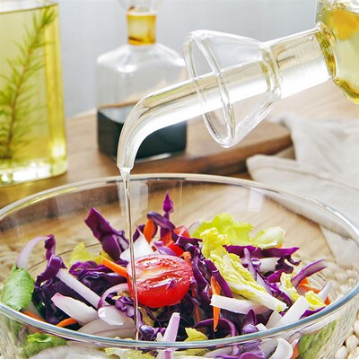 High Borosilicate Glass Oil Pot Household Leak-proof Oil & V