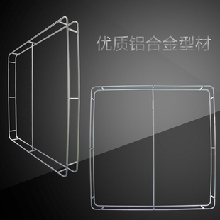 豪华优质铝合金双层定制弹力布便携式 推荐 防水广告易拉宝背景展架