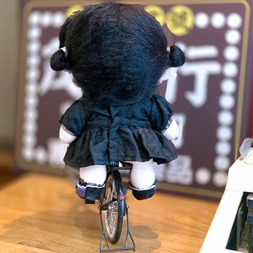 【现货】紫黑旗袍棉花娃娃娃衣20cm厘米古典女裙子无属性套装