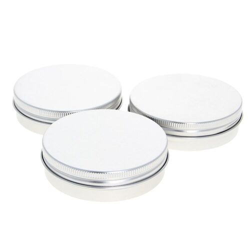 Silver/Black/White/Gold Aluminum Alloy Metal Airtight Contai