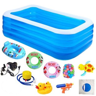 新款诺迪熊儿童充气游泳池婴儿游泳池加厚室内外家用超大戏水池小