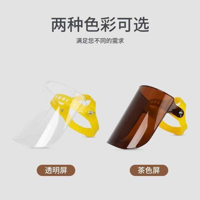 烧焊工男氩弧焊面罩面罩头盔防打磨焊焊接二头戴式飞溅切割保电焊
