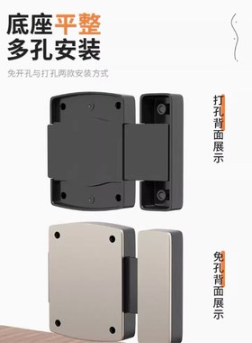 免打孔插销门锁扣木门卫生间防盗加厚门栓反锁门扣明装老式房门闩