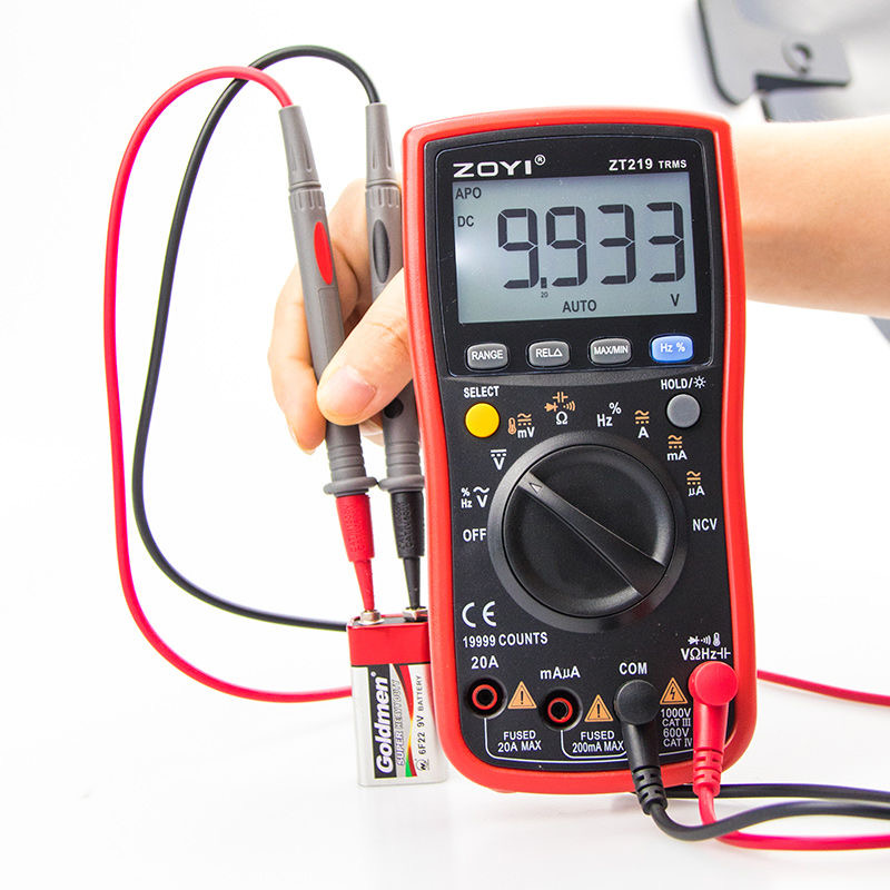 ZOYI众仪数字万用表真T2u19高精度四位半Z有效档自动量程全值防烧