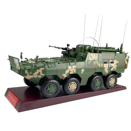 陆战通讯指挥车8X8轮式装甲无线电接入节点车战车模型合金成品
