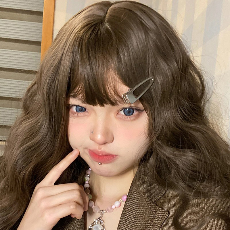 速发假发女长发长卷发羊毛卷玉米烫仿真2021年时尚新款蓬松全头套