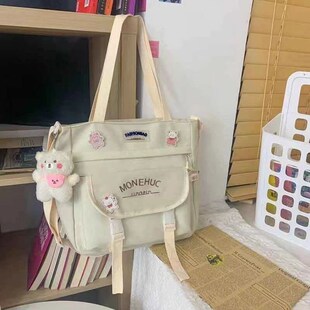 手提书包小学生三到六年级上学用的女童儿童补习袋斜轻便斜挎单肩