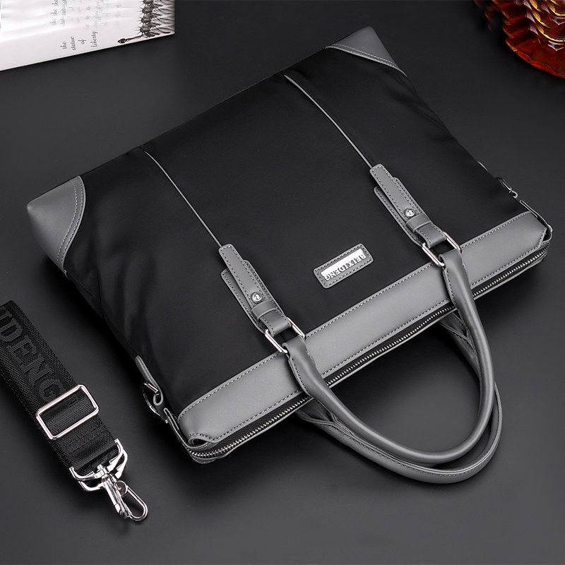 手提包男士商务横款电脑单肩背包包休闲牛津布斜挎包公文包男包潮,箱包皮具/热销女包/男包,男士包袋,淘宝优惠券,粉丝福利购,淘宝优惠卷