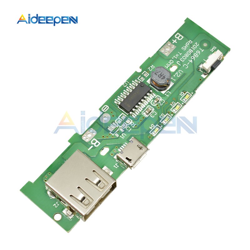 5V 1A Power Bank Charger Circuit Board Module Charging Step