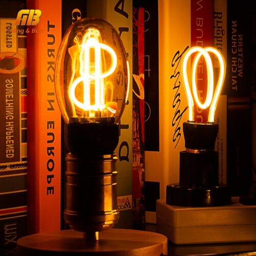 Retro LED Edison Bulb 220V 230V E27 LED Soft Filament Light
