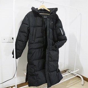 韩国长款!极寒抗冻保暖连帽休闲加厚重棉K衣棉服冬季外套军大衣男