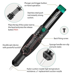 Desoldering Pump solder sucker Suction Tin Vacuum Soldering
