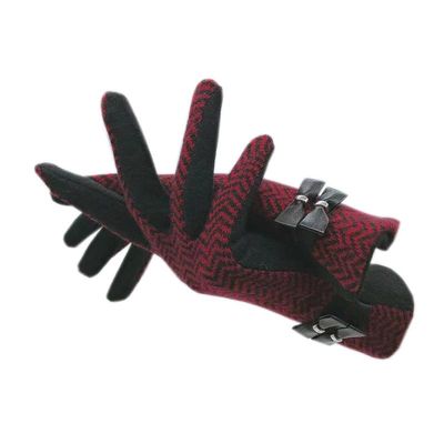 速发Wool winter women fashion wrist wool gloves warm sport g