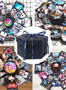 Surprise-Box Memory Photo-Album Gifts Folding Birthday Explo