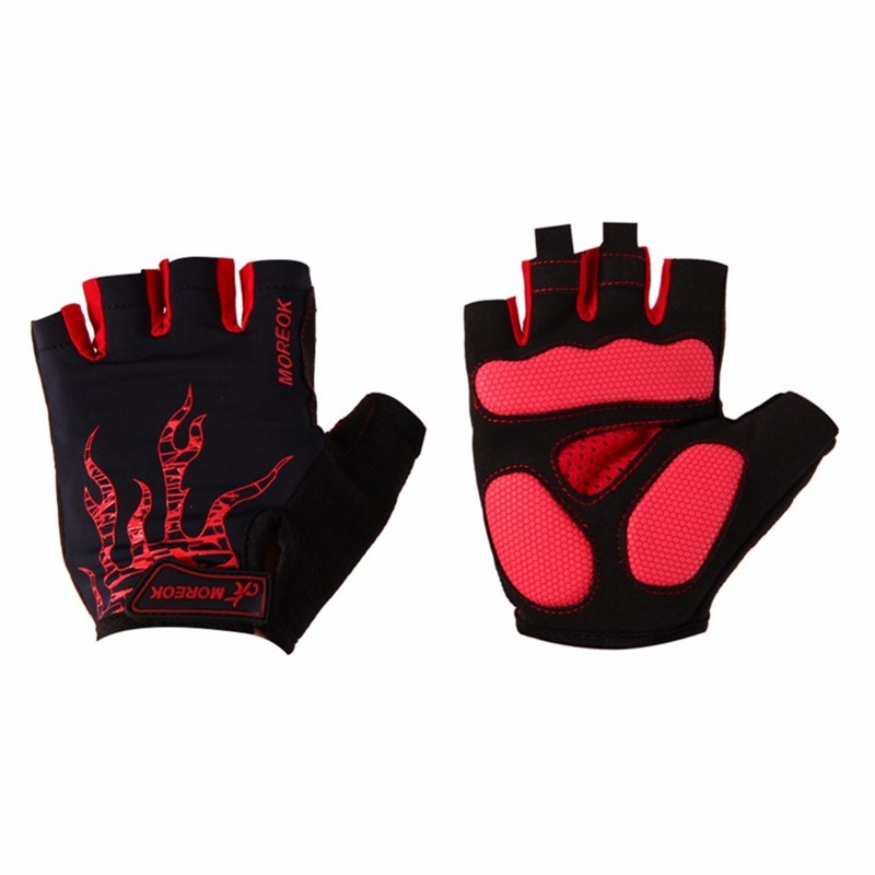 1 Pair Half Finger Cycling Glove Breathing Bike Bicycle Glov