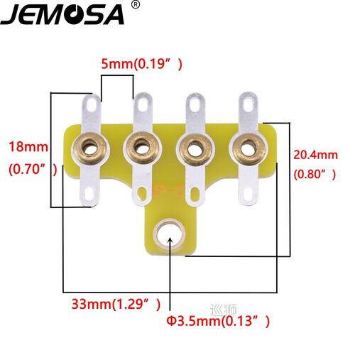 5PCS DIY Projects Audio Tag Strip Tag Board Turret Board Ter