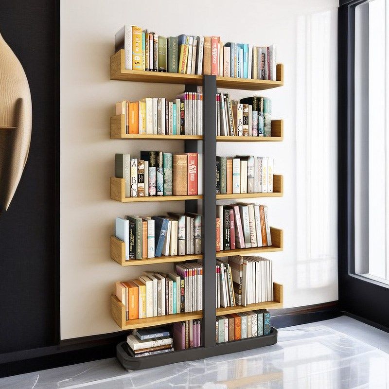 书架落地置物架儿童立式多层小型办公室网红书架一体靠墙书柜,住宅家具,书架,淘宝优惠券,粉丝福利购,淘宝优惠卷