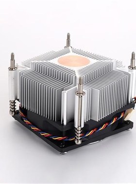cpu散热器1155/1156/1150/1151/1200/I3/I5/I7铜静音风扇温控调速