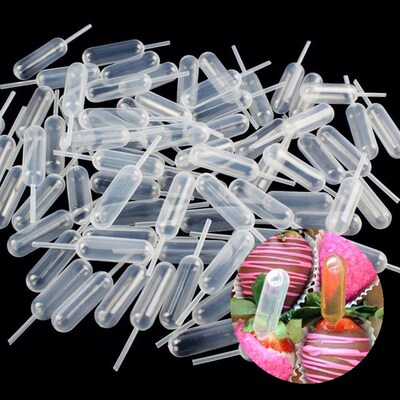 Plastic Squeeze 4ml 50 Pcs Transfer Pipette Dropper Disposab