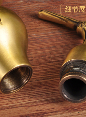 铜葫芦摆件一对开盖空心八卦铜葫芦挂件招财家P居客厅办公室装饰