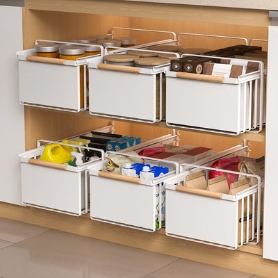 浴室柜下置物架洗手台收纳下水槽抽拉式洗漱台拉篮洗手间各种神器