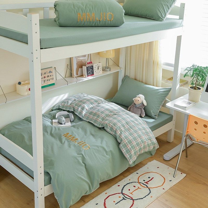 全棉水洗棉学生宿舍三件套 床上用品寝室床单被套床笠四件套,床上用品,学生床品套件,淘宝优惠券,粉丝福利购,淘宝优惠卷