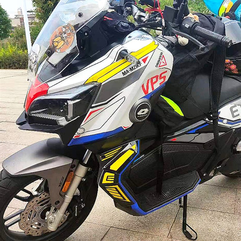 适用钱江QJ鸿150ADV改装贴纸全车贴花车身彩色装饰版画版花拉花