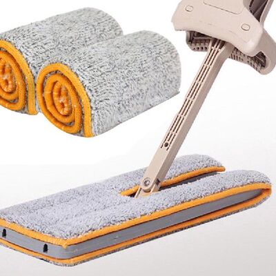速发1Pc Microfiber Floor Mop Cloth Replace Rag Free Hand