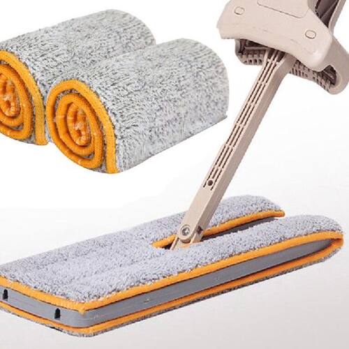 速发1Pc Microfiber Floor Mop Cloth Replace Rag Free Hand