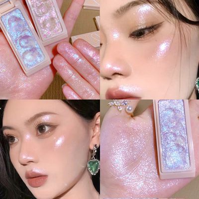 极速Mashed Potatoes Texture Glitter Eyeshadow Long Lasting W