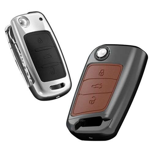 Zinc Alloy Car Key Case For VW Volkswagen Polo Golf4 MK7 Gol