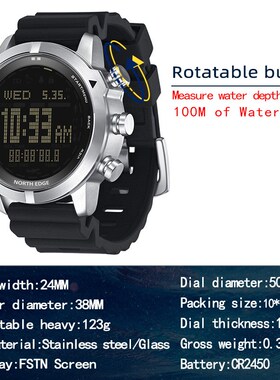 Diving Computer Watch EquipmeAnt Compass Altimeter waterproo